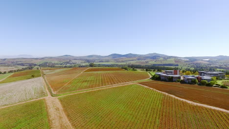 high above the farm