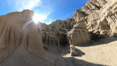 First-person-view-of-RedRock-Canyon-State-Park-and-the-famous-sandstone-cliffs