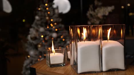 christmas decor with candles