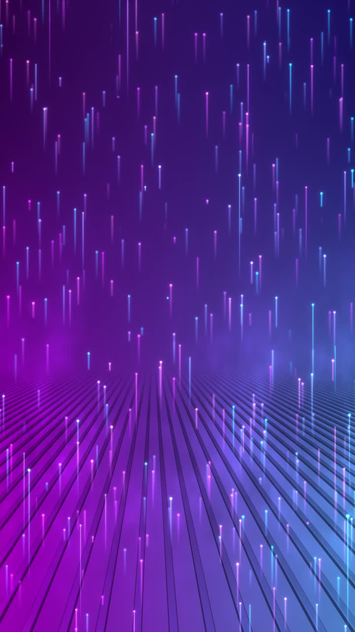 Futuristic cyber world scifi grid bright blue light rays technology glowing surface neon night scene
