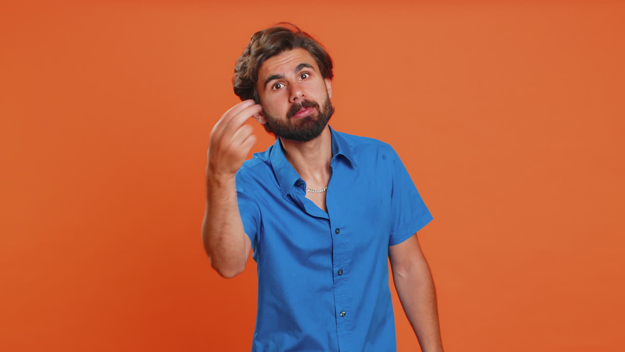 Confused arab man knocking door gesture asking who is at home feeling embarrassed no idea clueless