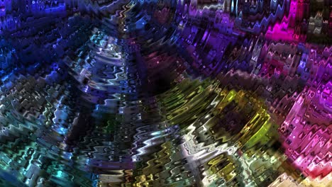 animación abstractamente colorida.