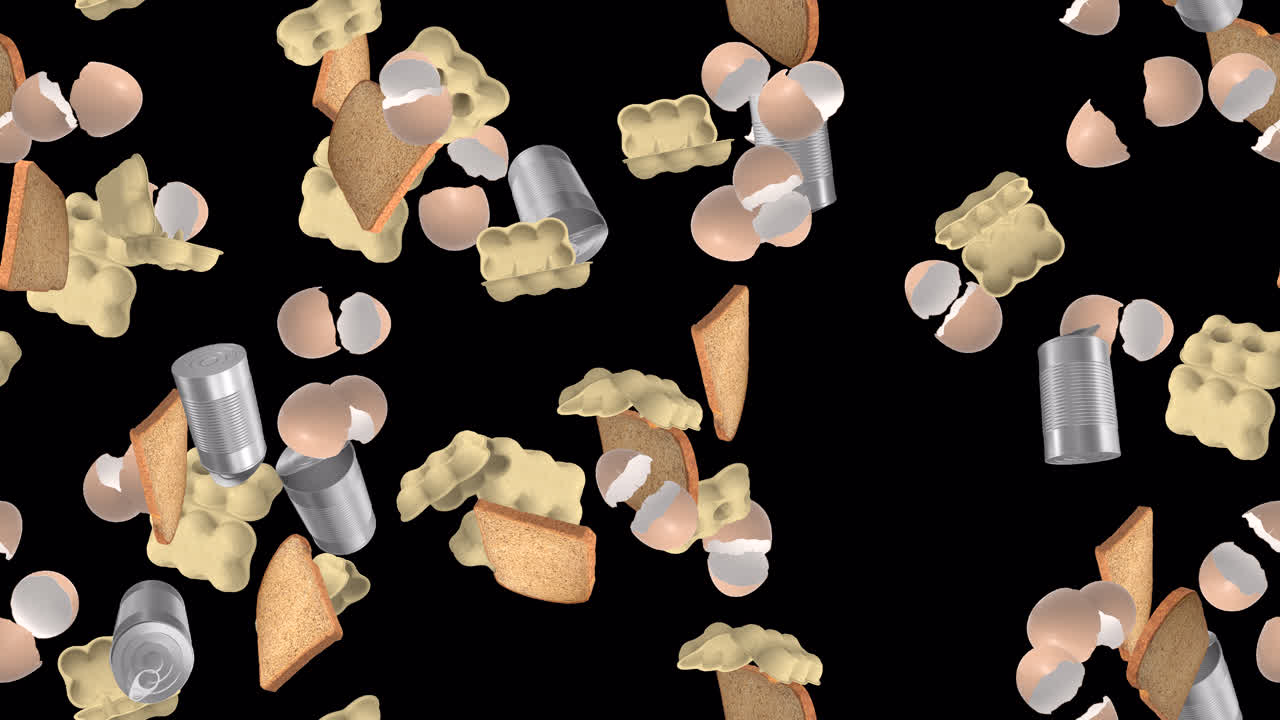 재활용 일반 폐기물 루프 타일 알파와 함께 회전