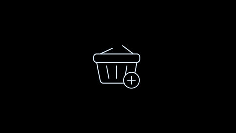 shopping-basket-icon-Animation-loop-motion-graphics-video-transparent-background-with-alpha-channel