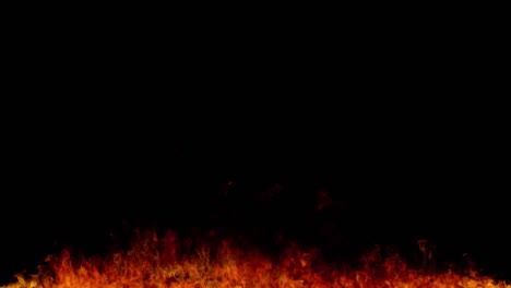 a blazing inferno with flickering flames, glowing embers, and crackling sounds, consuming fuel with intense heat and vibrant, dancing colors of orange, red, and yellow