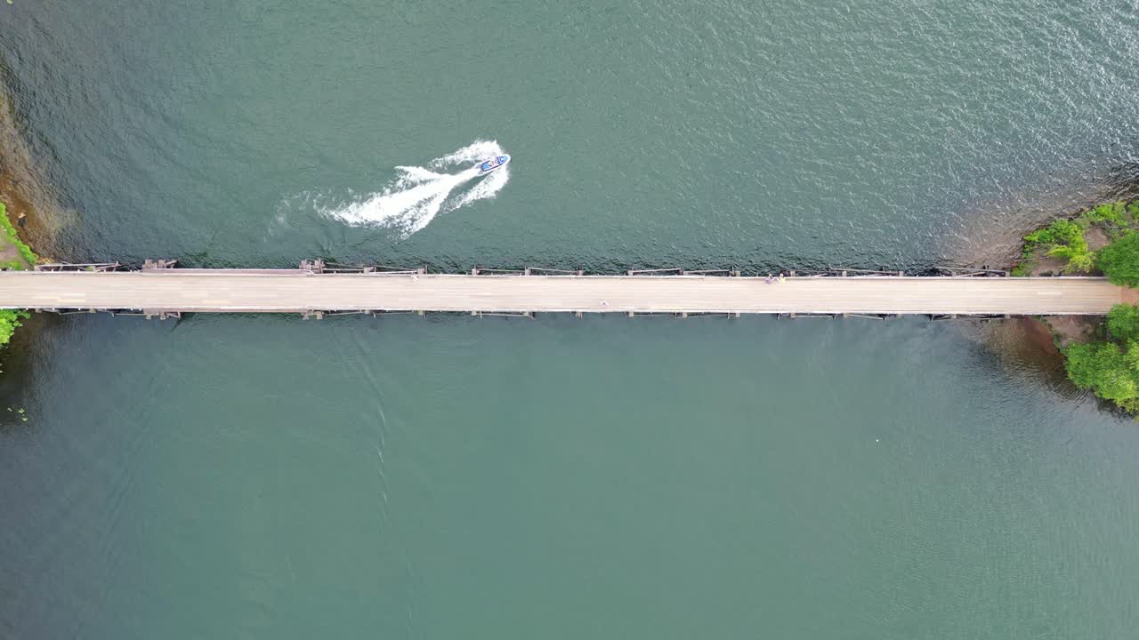 мост озера миноккуа, штат висконсин