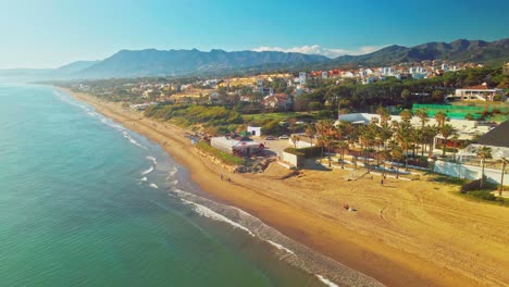 sunny day at calahonda, south of spain