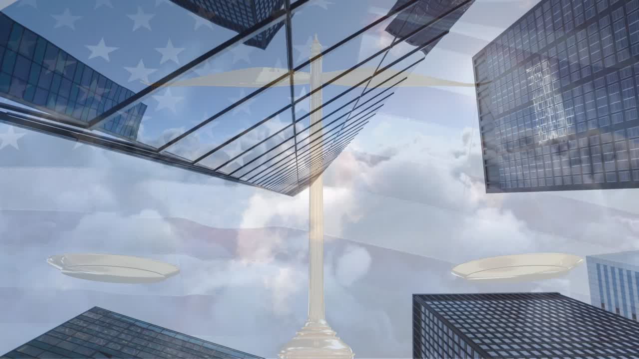 Animation of yellow trails over african american sportsman