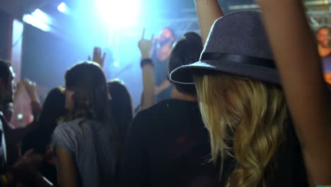 audience enjoying stage show 4k