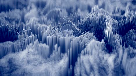 4k abstract topographic waveform.