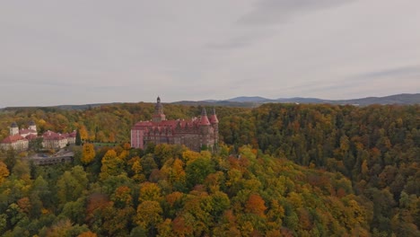 walbrzych castle in lower silesia poland #7 ksiaz autumn