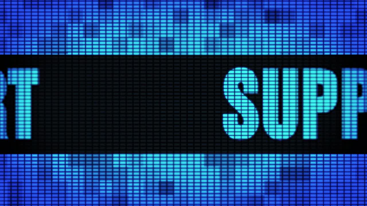 Support Display on LED Screen