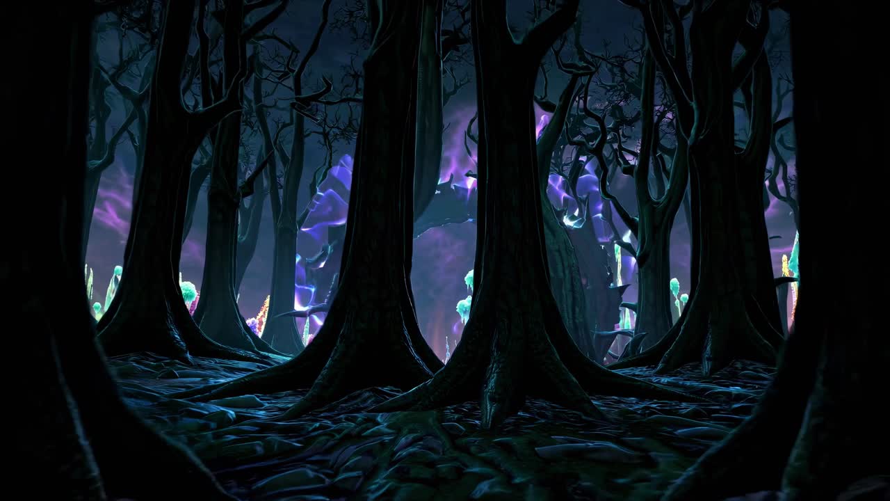 Mystical Portal to a Vibrant Fantasy World