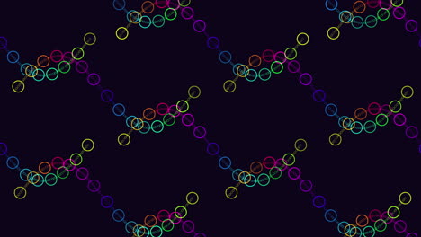 modello di cerchio vibrante elemento di design colorato per siti web e progetti digitali
