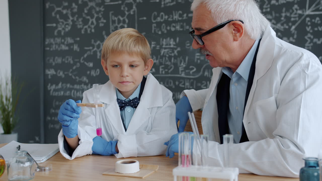 Science class experiment