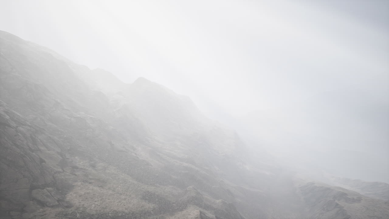 산의 배경에 대한  ⁇ 빛