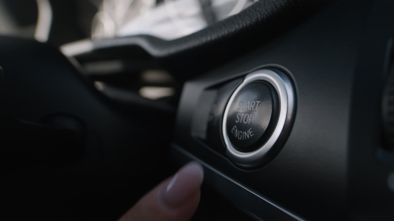 Car Engine Start Button