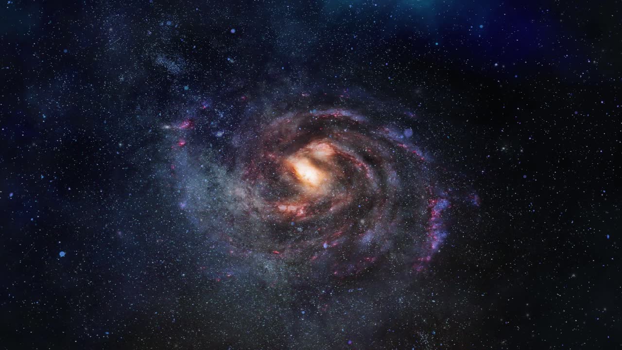4k galakse, der drejer sig om universet