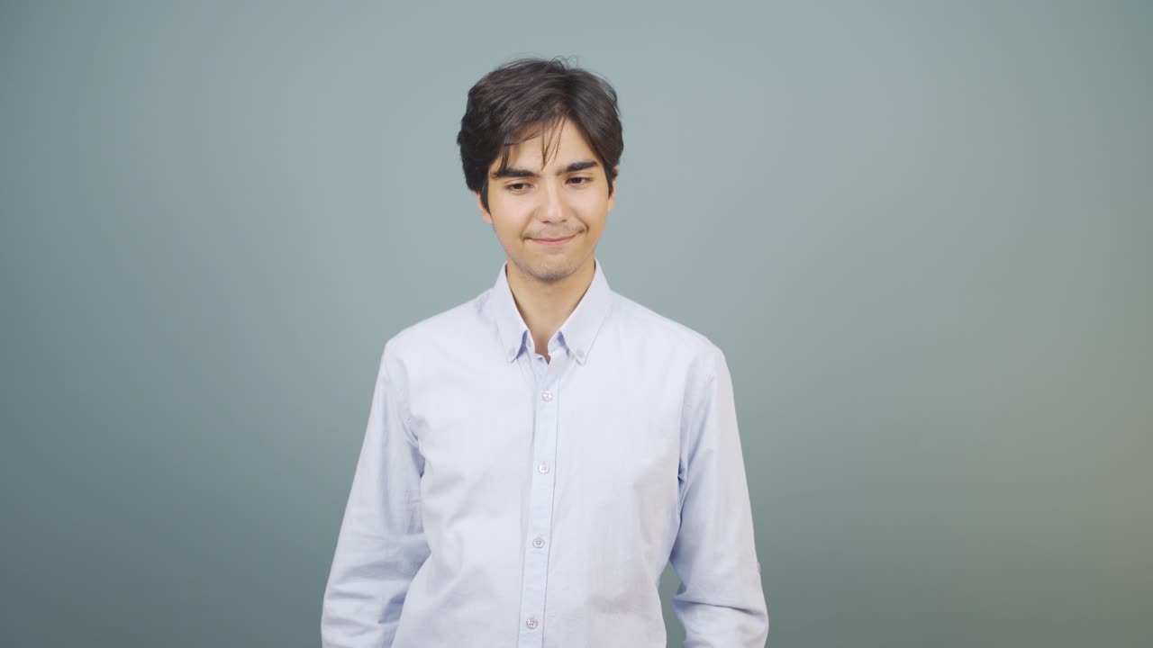 감성적인 남자.