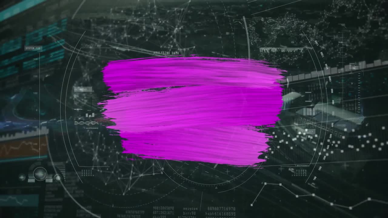 모양 위의 데이터 처리의 애니메이션