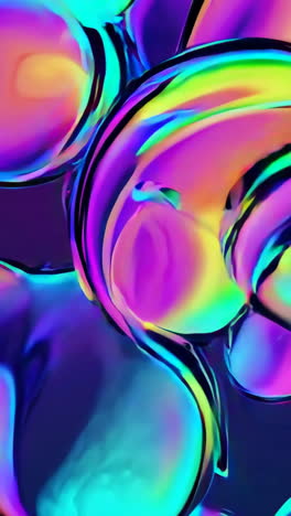 vibrant abstract fluid art collection