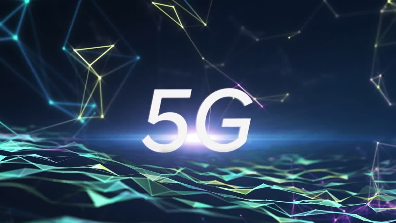 testo 5g contro forme geometriche