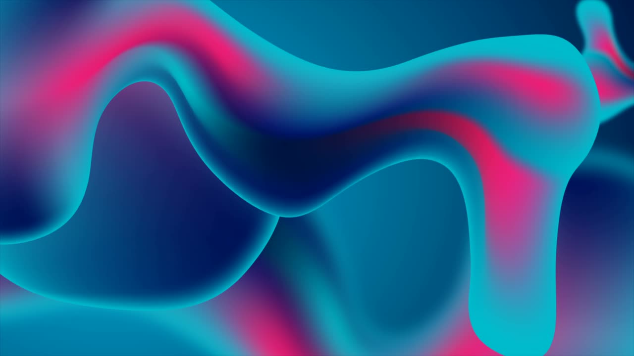 formas onduladas líquidas abstractas azules y púrpuras animación de video futurista