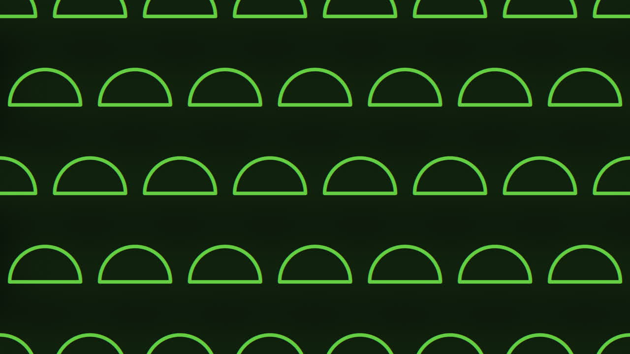 검은색 그라디엔트에  ⁇ 매이지 않는 네온 녹색 기하학적 패턴