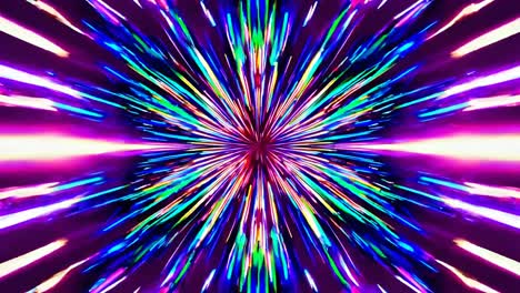 rastros de luz coloridos abstractos y líneas de neón