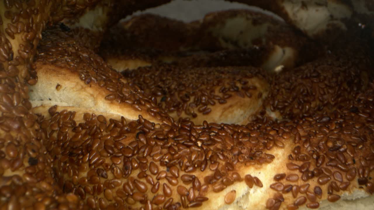 pavo delicioso crujiente llamado simit