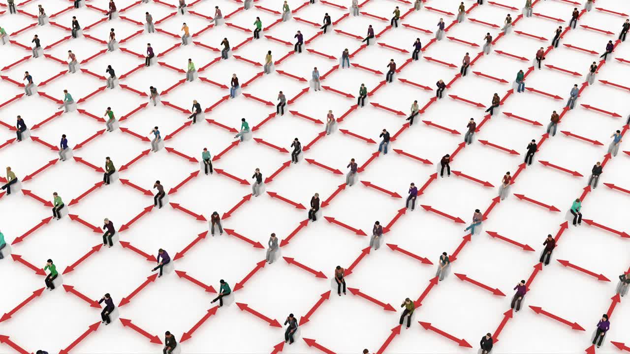 사회적 거리: 은 화살표 코로나 바이러스 4k