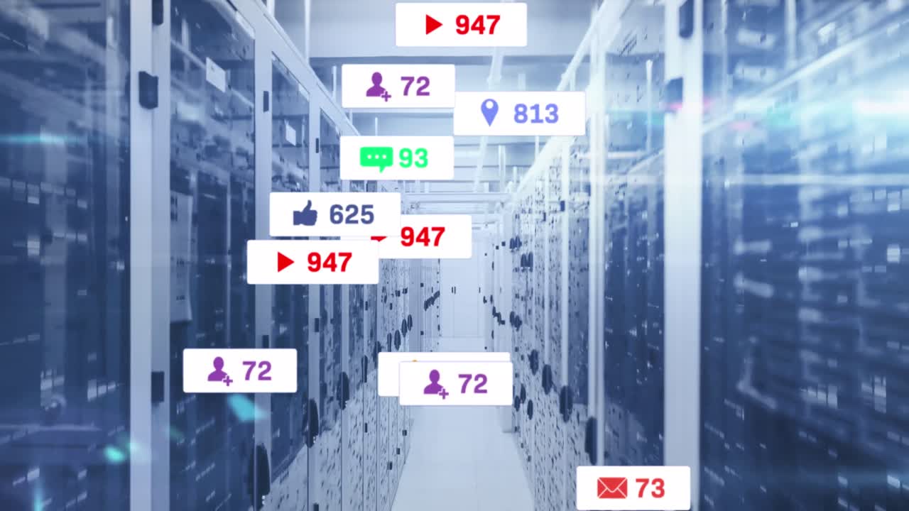 서버  ⁇ 에서 미디어 아이콘의 애니메이션