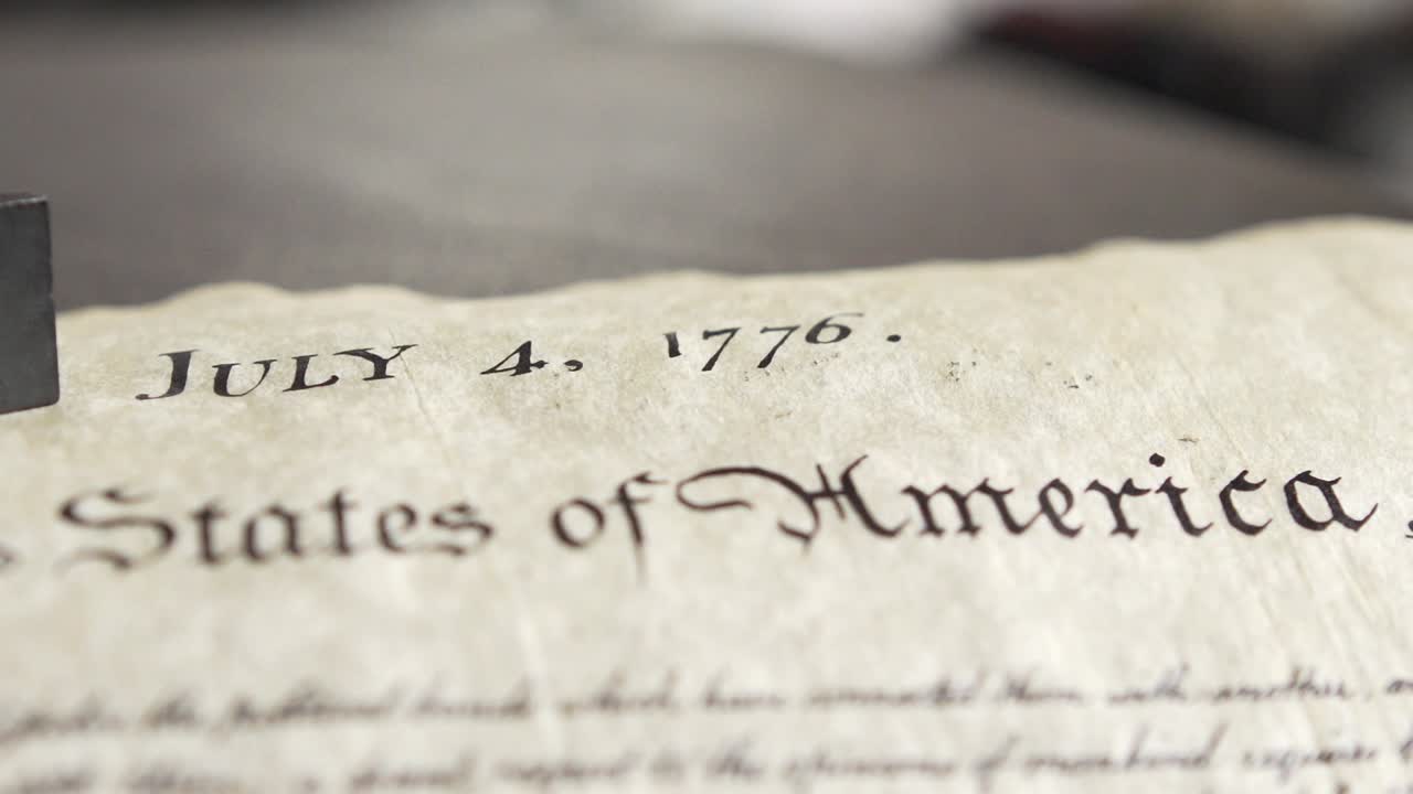 dunlap broadsides - 독립 선언문의 세부 정보를 닫습니다.