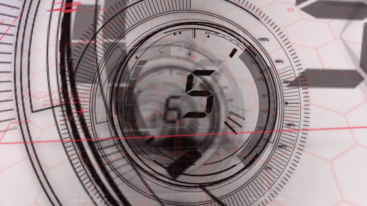 숫자가 변하는 범위의 네트워크의 애니메이션