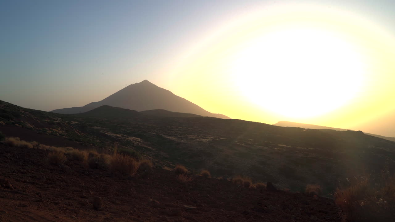 atardecer en el teide
