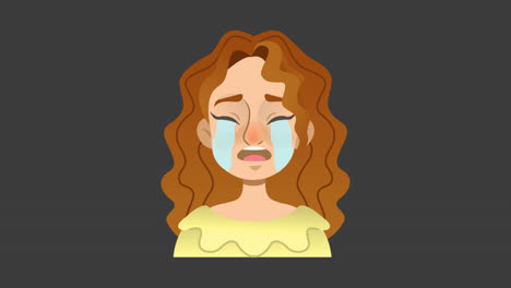 crying woman