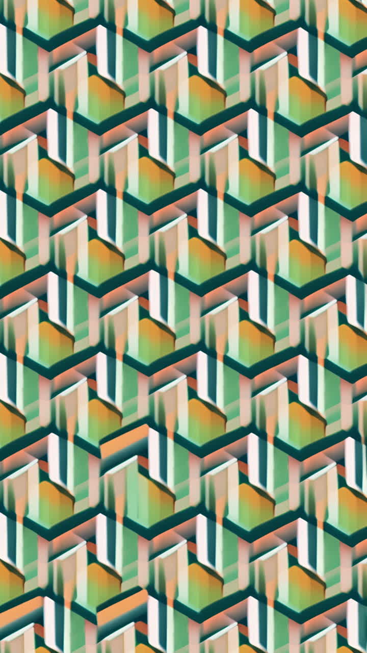 Abstract pattern with colorful shapes and lines creating vibrant visual design