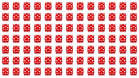 red dice cubes casino gambling white background