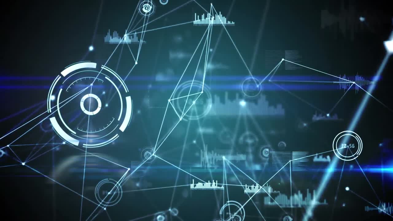 범위 이상의 재무 데이터 처리의 애니메이션