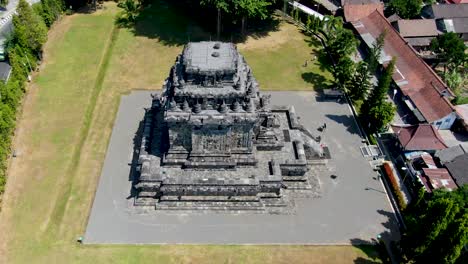 majestuoso templo de mendut en magelang, indonesia