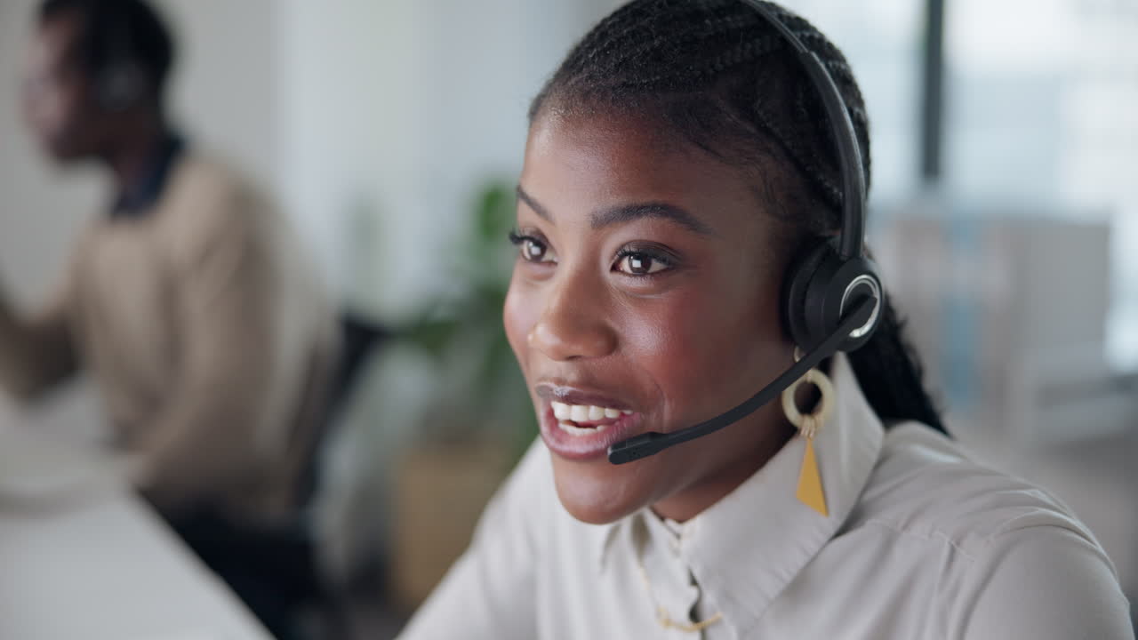 Customer service representative at a call center | Premium Stock Video ...