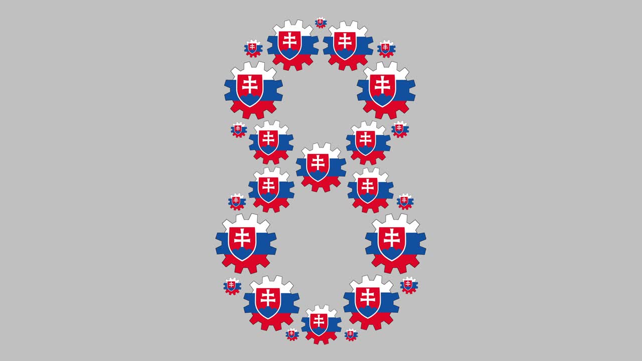 número ocho eslovaco