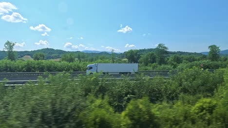 scenic views from a train in turin