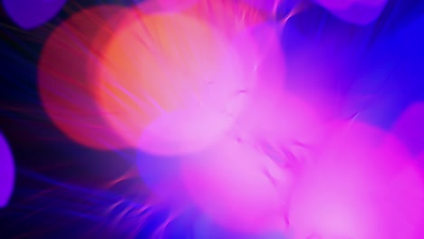 pulsos de luz. luces abstractas fuera de foco