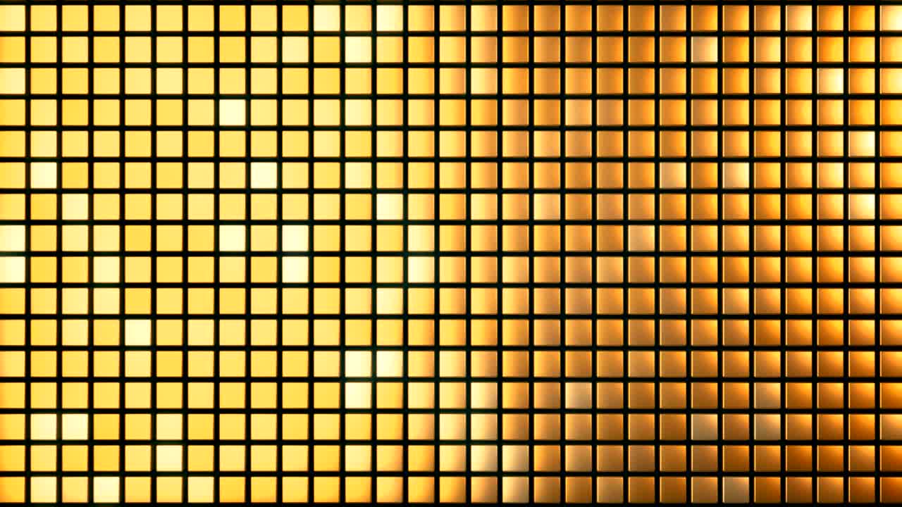 4k cubos orgánicamente desplazados en una cuadrícula.