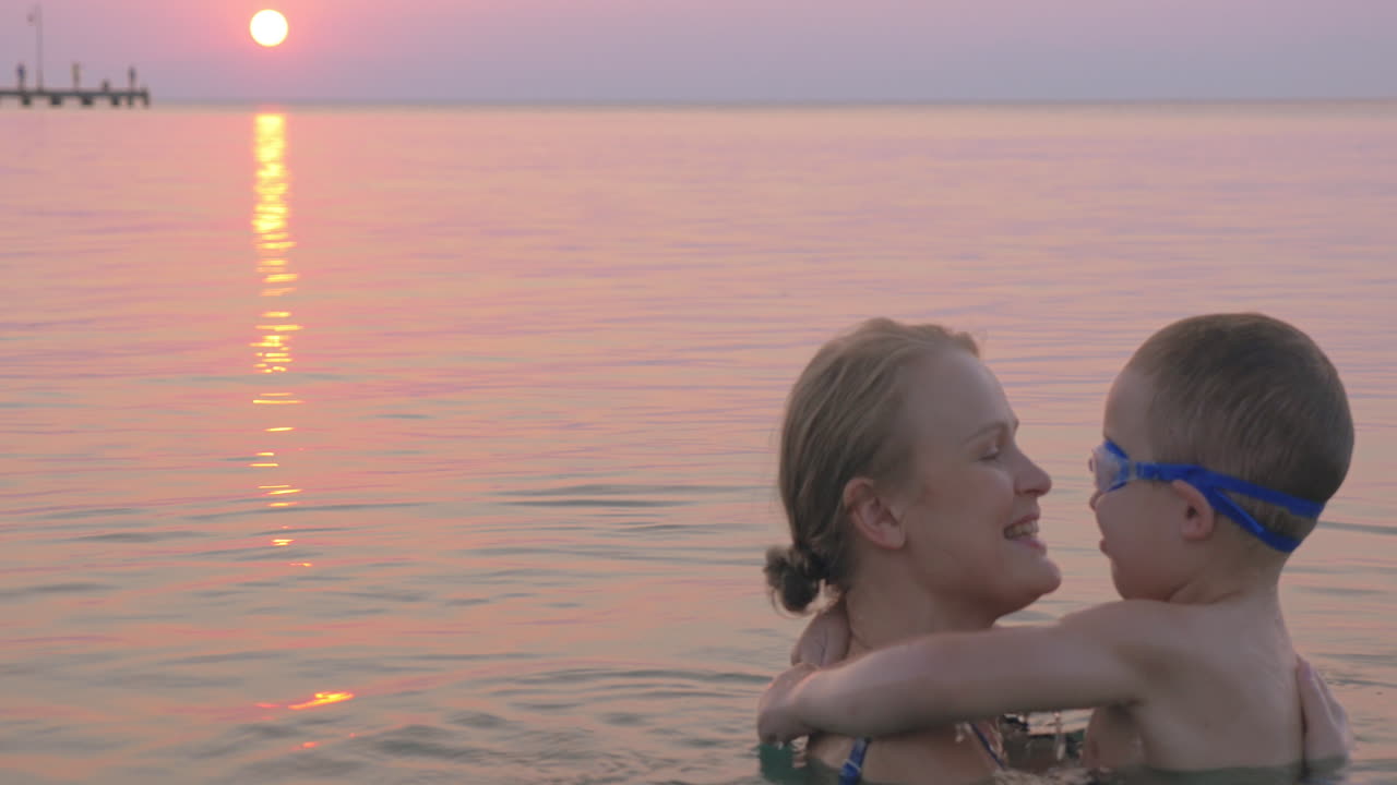 휴가 중 엄마와 함께하는 멋진 시간