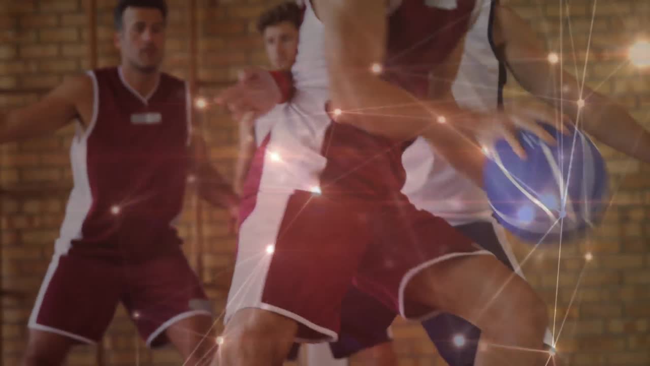 다양한 남성 농구 선수들에 대한 연결 네트워크의 활성화