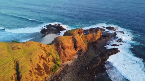 indonesia lombok coast aerial sunset