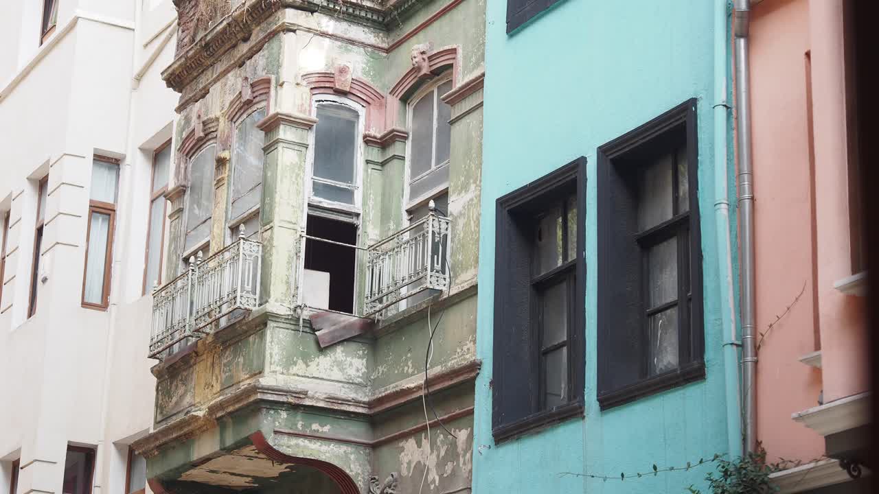 Old European Buildings with Colorful Facades