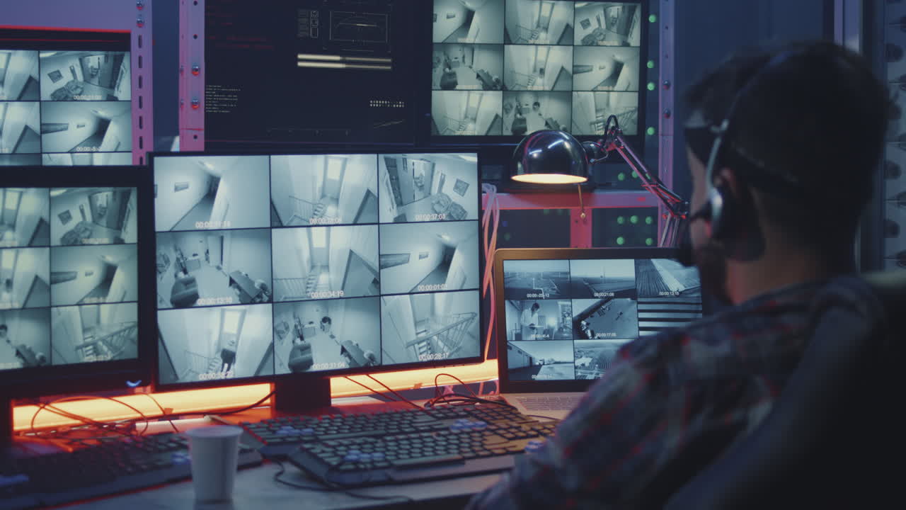 sala de vigilancia de seguridad